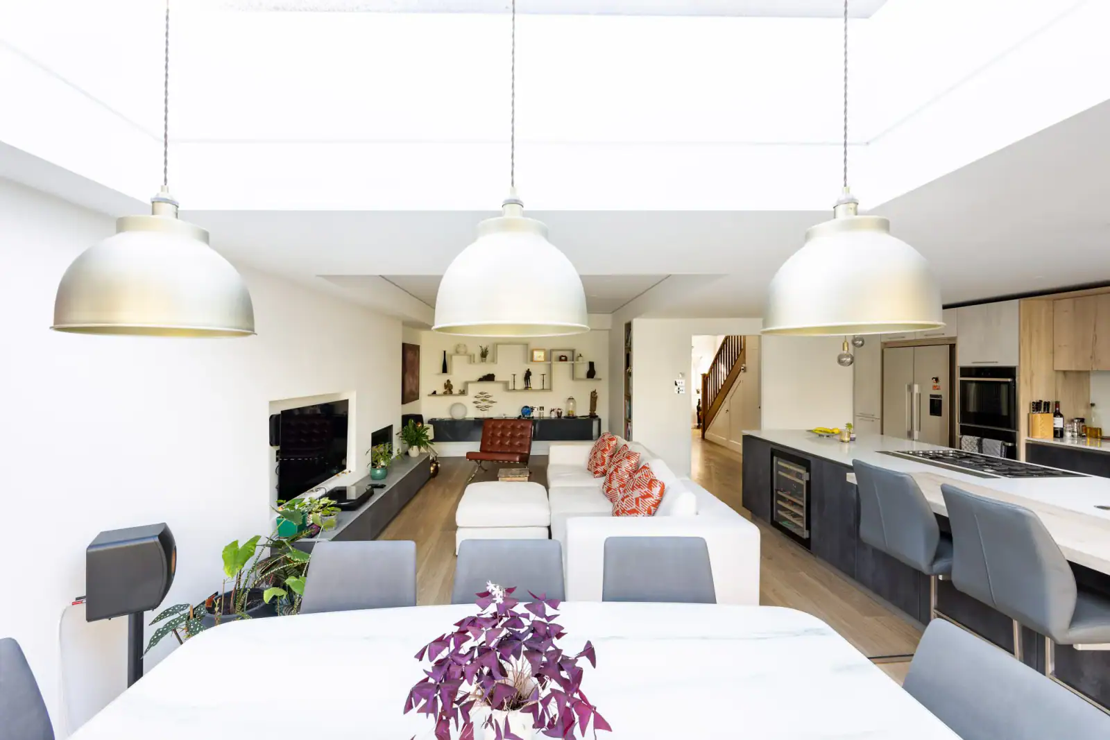 Completed Gibson Builders open-plan home interior