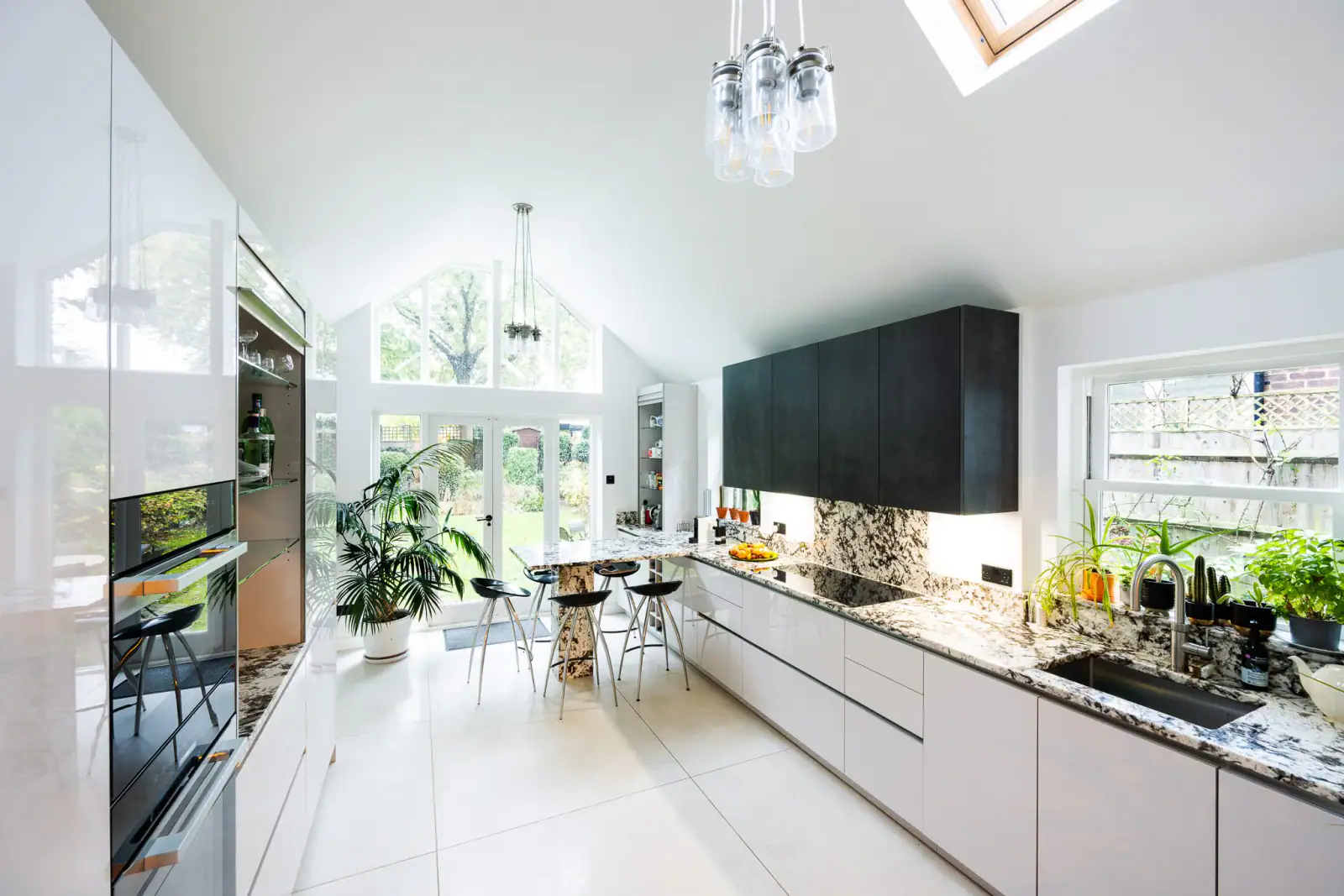 Bright completed Gibson Builders kitchen extension